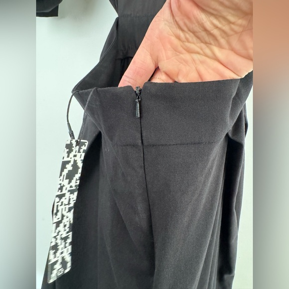 ASOS EDITION puff sleeve midi dress with cut out
back in black US 6 - Picture 6 of 8